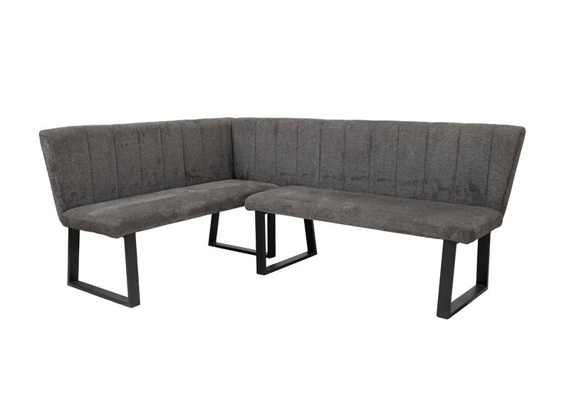 Bardo Grey Stone Dining Set – Modern Fixed Stone Effect Dining Table With Chairs Or Bench