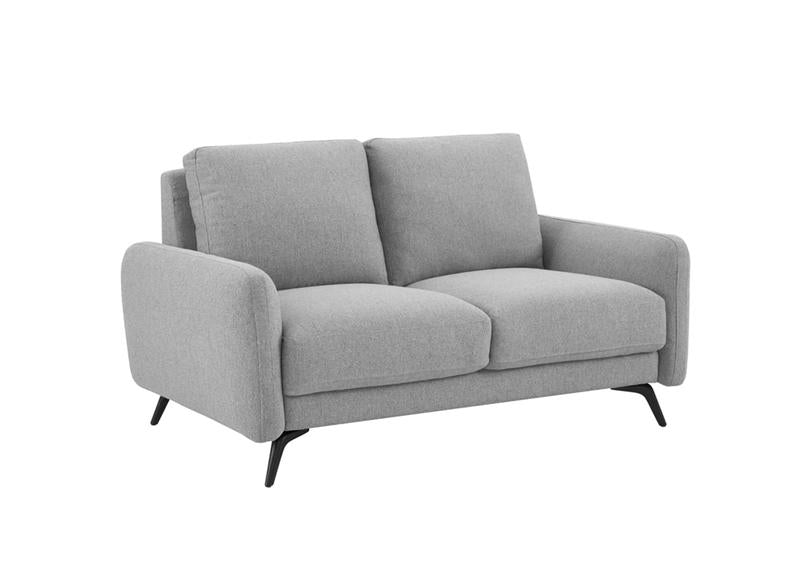 Barnaby Two Seat Fixed Sofas - In Oatmeal OR Grey Fabric Colours