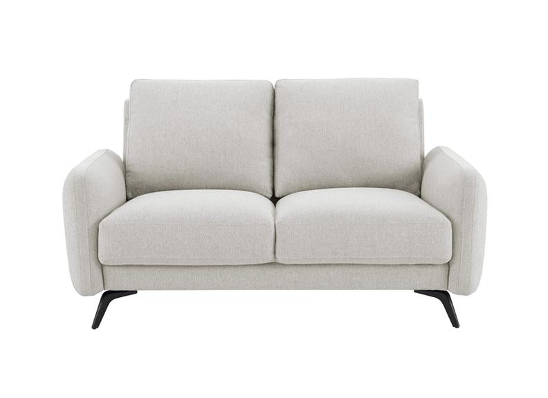 Barnaby Two Seat Fixed Sofas - In Oatmeal OR Grey Fabric Colours