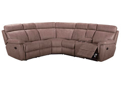Baxter Brown Sofa W/Drinks Console