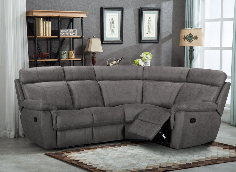 Baxter Grey Corner Sofa - room