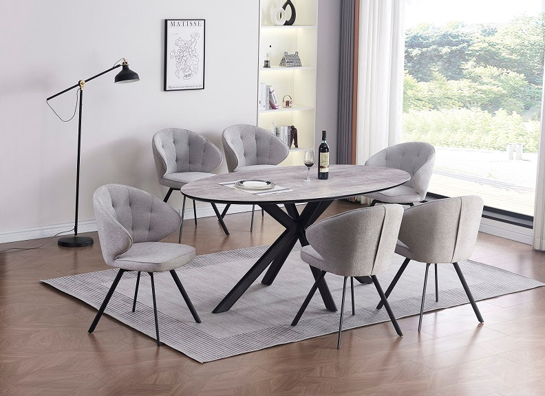 Belgrave Dining Set W/Oval Table