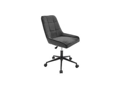 Benton Charcoal Velvet Chair