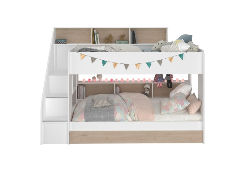 Biblio Bunk Bed With Drawer - front
