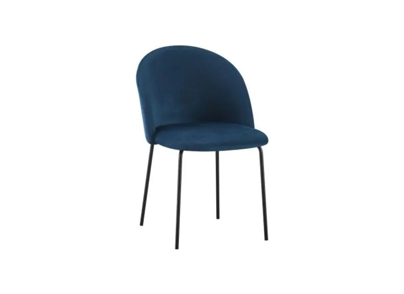 Four Boston Velvet Dining Chairs