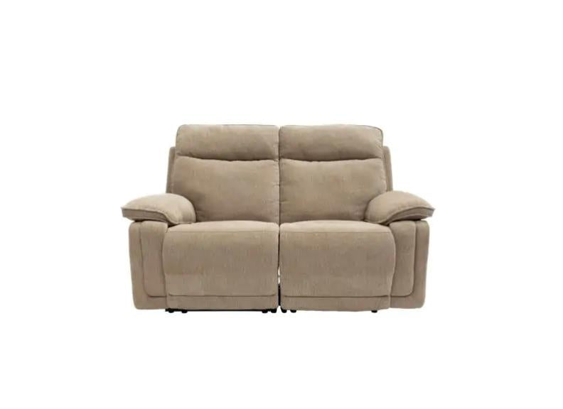 Cadenza Camel Two Seat Powered Sofas - front