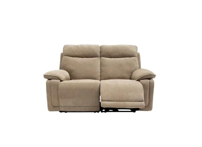 Cadenza Camel Two Seat Powered Sofas - front