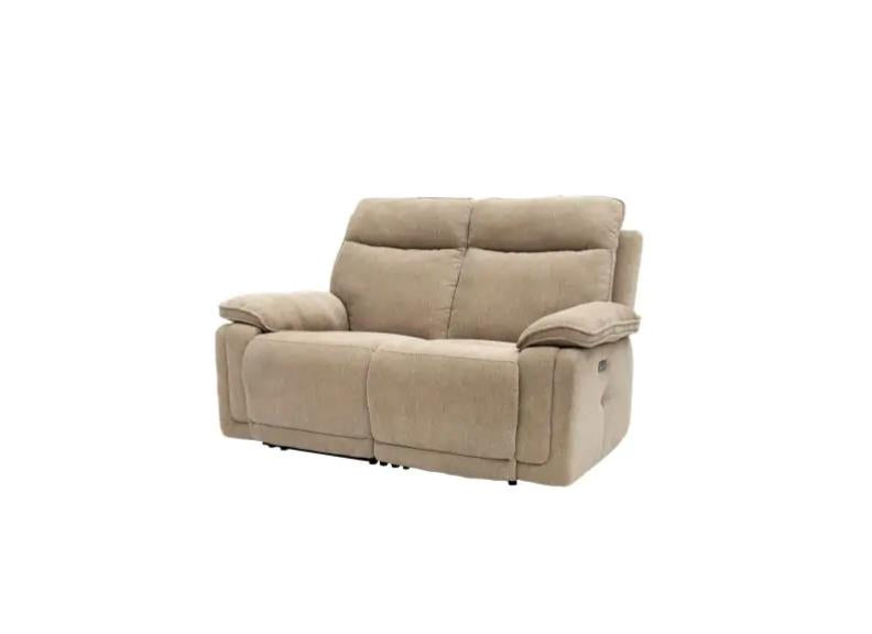 Cadenza Camel Two Seat Powered Sofas - 1