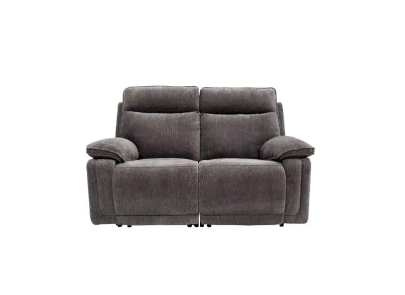 Cadenza Charcoal Two Seat Powered Sofas - 1