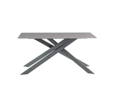 Camilla Matt Grey 1.6 m Table W/Grey Base