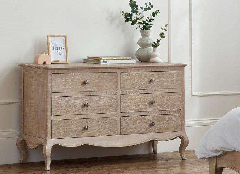 Camille Six Drawer Chest - room