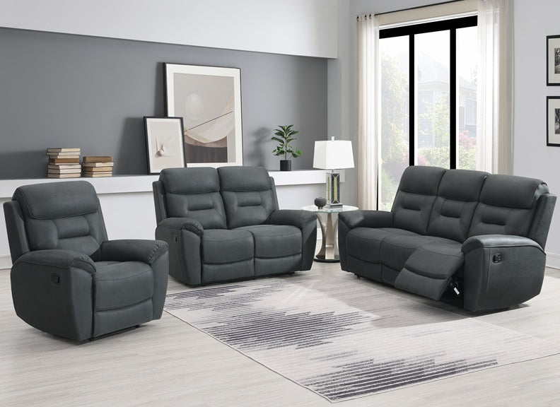 Canterbury Slate 3RR+2RR+RR Sofa Group