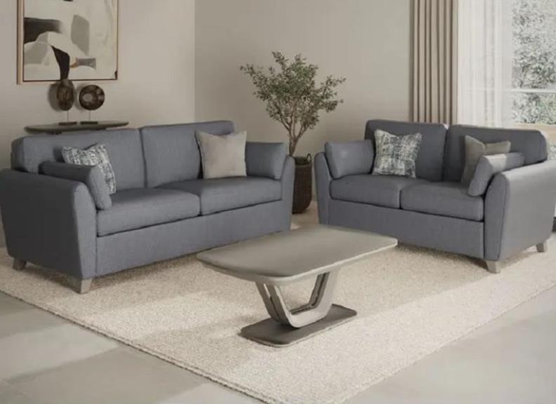 Cantrell Blue 3+2 Sofas