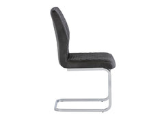 Capri Grey Chair - side