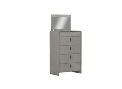 Cavelli Four Drawer Chest W/Mirror