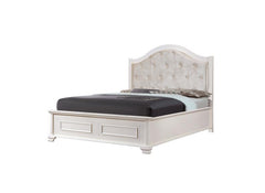 Charlotte Bed Frame – Contemporary Bed with Curved Fabric Headboard in an Elegant Finish