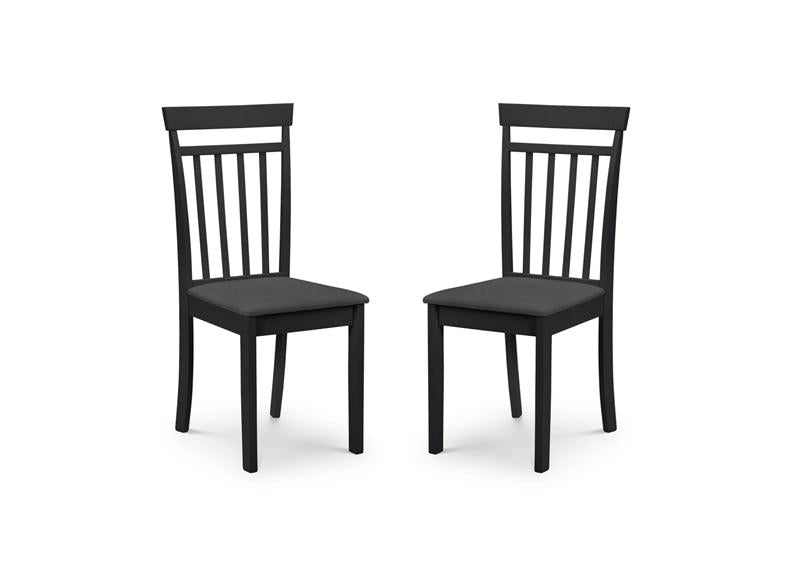 Two Coast Black Dining Chairs