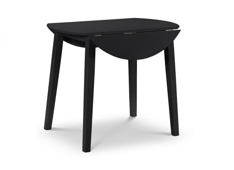 Coast Black Drop Leaf Table