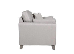 Cantrell Grey Armchair - side