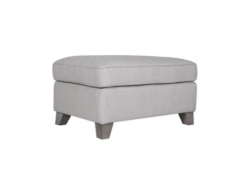 Cantrell Grey Ottoman