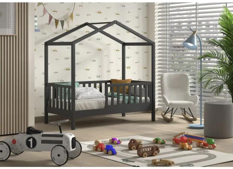 Dallas Grey Toddler Bed - room