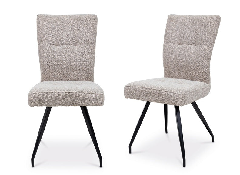 Daisy Fabric Dining Chair – Natural Fabric Dining Chair