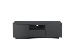 Daiva Charcoal TV Stand - no led - front