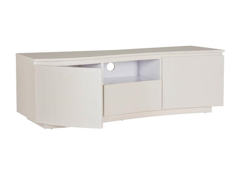 Daiva Greige TV Stand - No Led - open