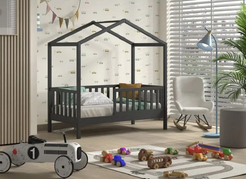 Dallas Grey Toddler Bed - room - 2