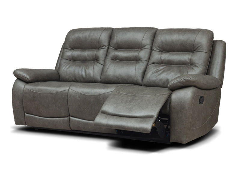 Dane Hunter Green Fabric 3RR+2RR Manual Recliner Sofa Group– Luxury Reclining Fabric Sofa