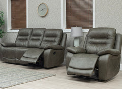Dane Hunter Green Fabric Manual Recliner Armchair – Luxury Reclining Fabric Armchair