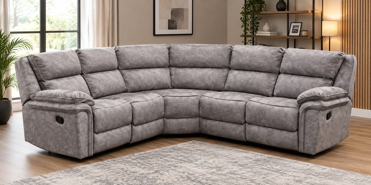 Greta Manual Recliner Corner Sofa