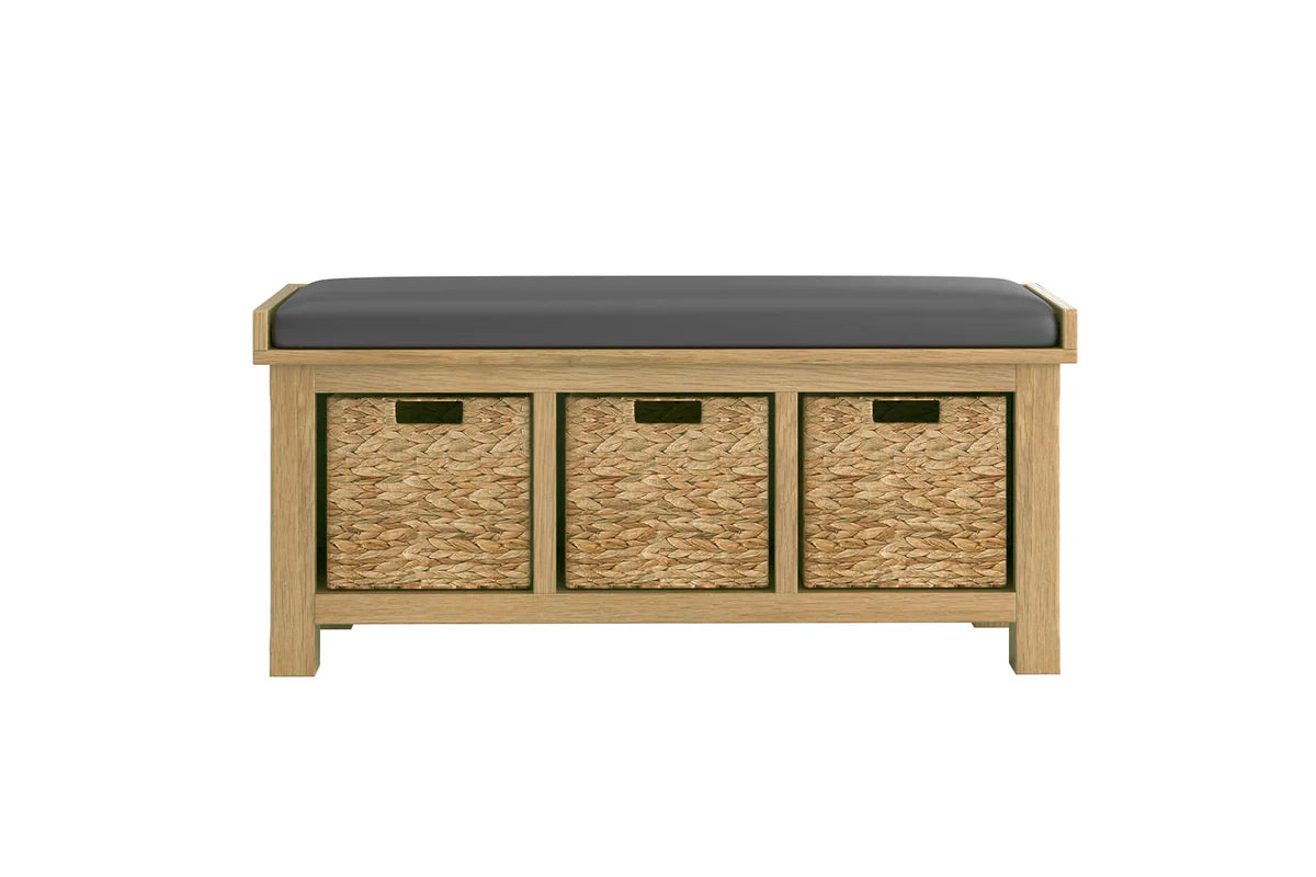Delaney Storage Bench - front