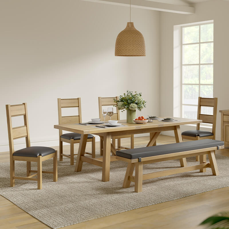 Delaney Refectory Dining Table - room