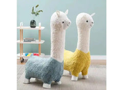 Alpaca Child's Toy Chairs - teal & yellow