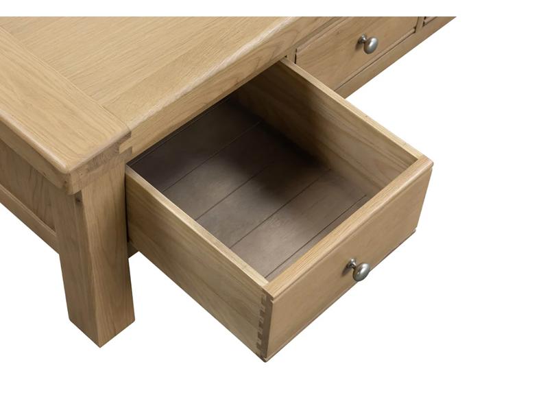 Delaney Coffee Table - storage drawer