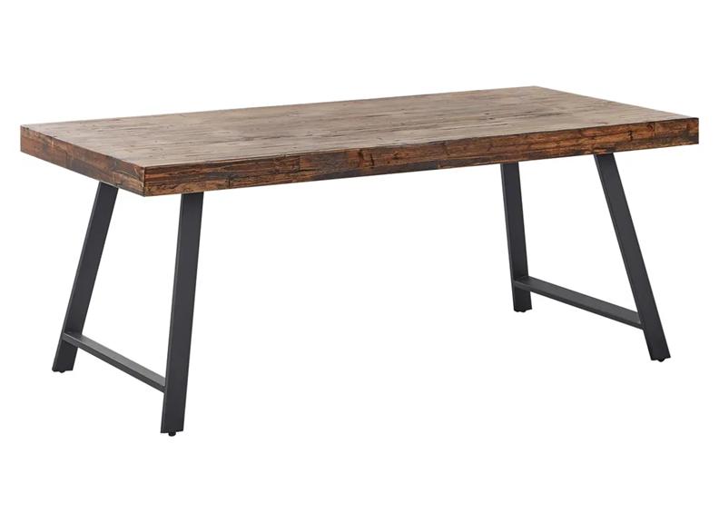 Doda 1.8 m Fixed Rectangular Dining Table W/Gabriel Dining Chairs
