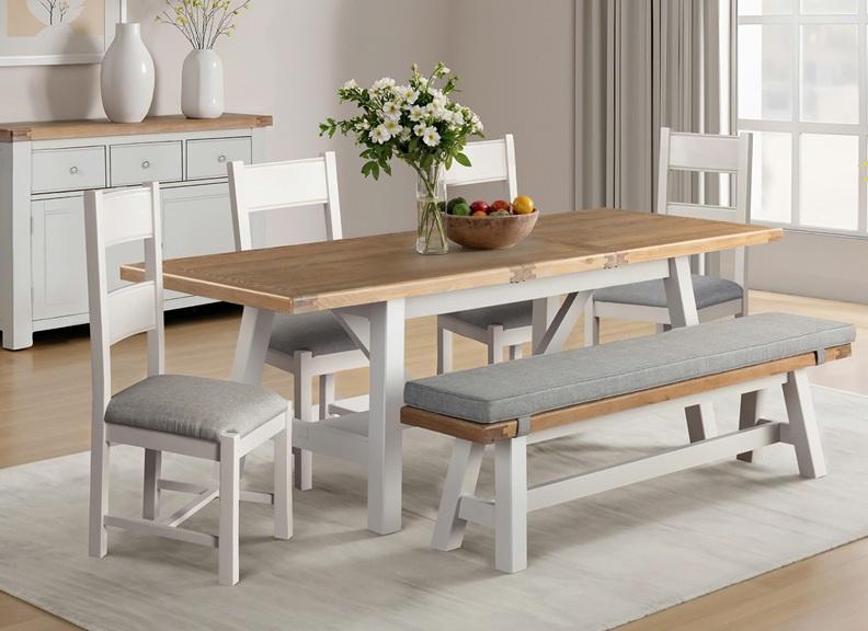 Doune Dining Set W/Bench
