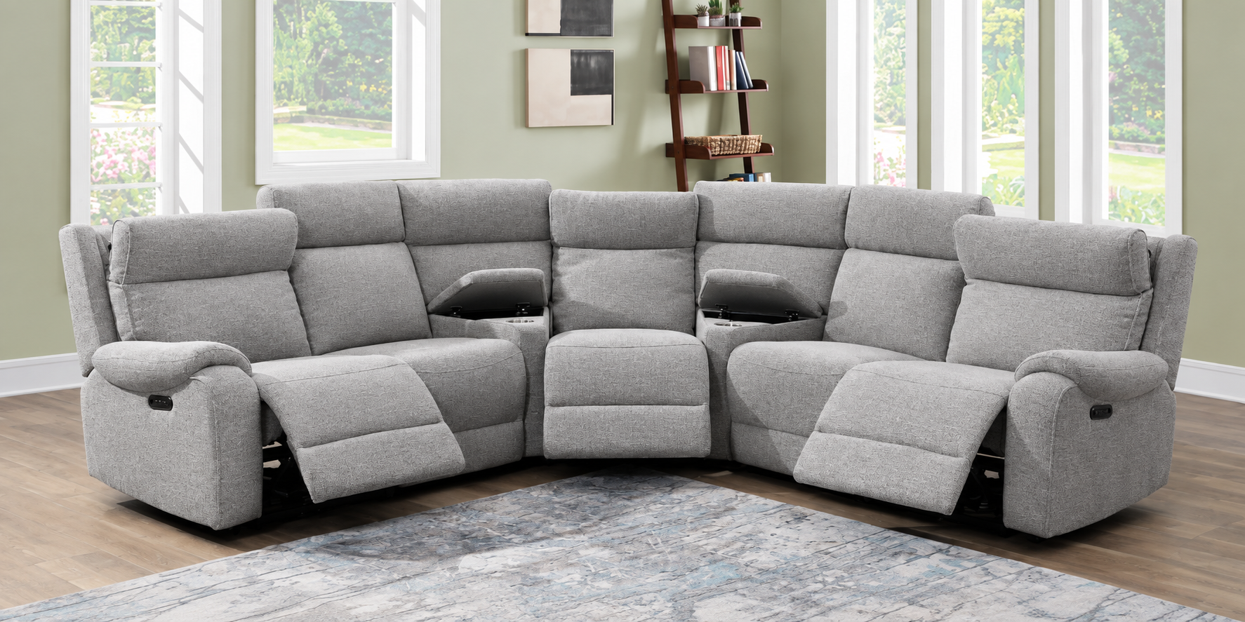 Athena Power Recliner Corner Sofa