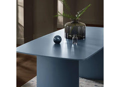Element Coloured Glass Dining Tables – Coloured Glass Top In Cream Or Blue (Pre-Order Only)