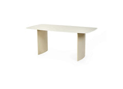 Element Cream Glass Dining Table W/Callisto Chairs – Coloured Cream Glass Top Dining Set (Pre-Order Only)