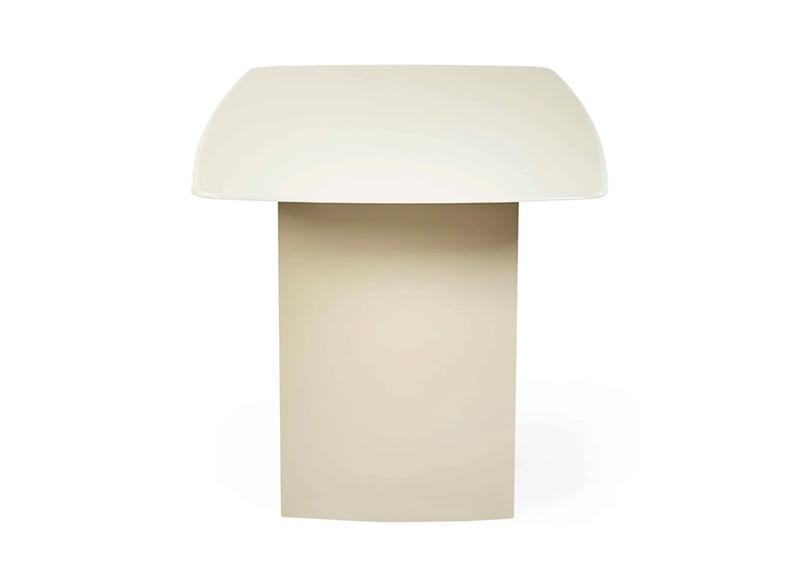 Element Cream Glass Dining Table W/Callisto Chairs – Coloured Cream Glass Top Dining Set (Pre-Order Only)