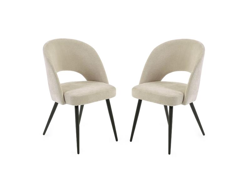 Ella Cream Dining Chairs - 1