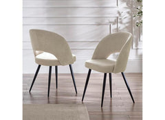 Ella Cream Dining Chairs - room