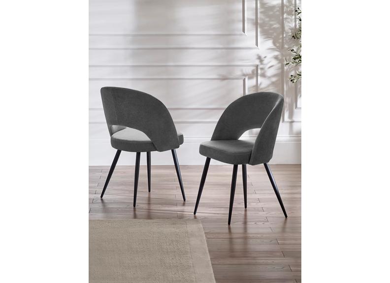 Ella Grey Chairs - room 