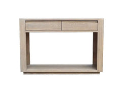 Falun Smoked Oak Console Table