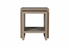 Falun Oak Table Nest - front