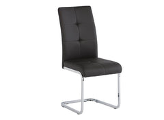 Florence PU Charcoal Chair