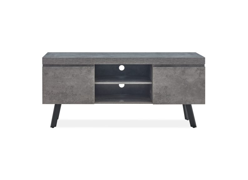 Fredrik Grey Wide TV Stand - front