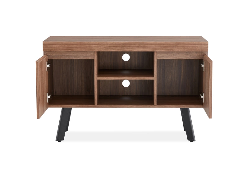 Fredrik Walnut Small TV Stand - interior